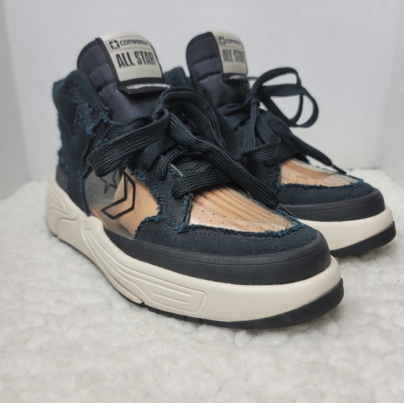Converse ×Joshua Vides Weapon CX Hi Women's Shoes Size 7.5 Black-White A00715C - Picture 1 of 11